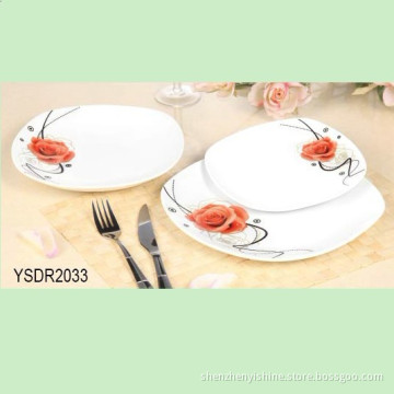 Porcelain Dinnerware Sets with Romantic Rose Design (YSDR2033)